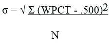 Standard Deviation Formula