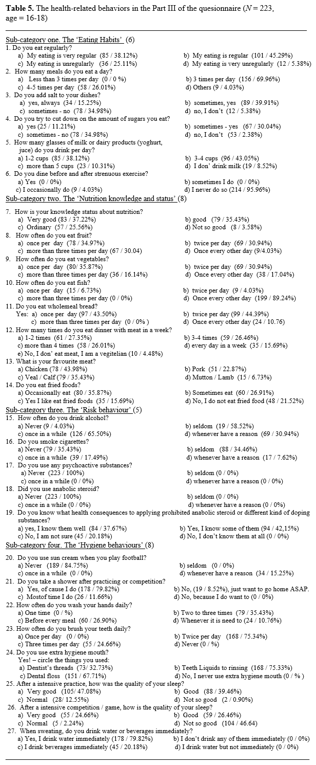 Table 5